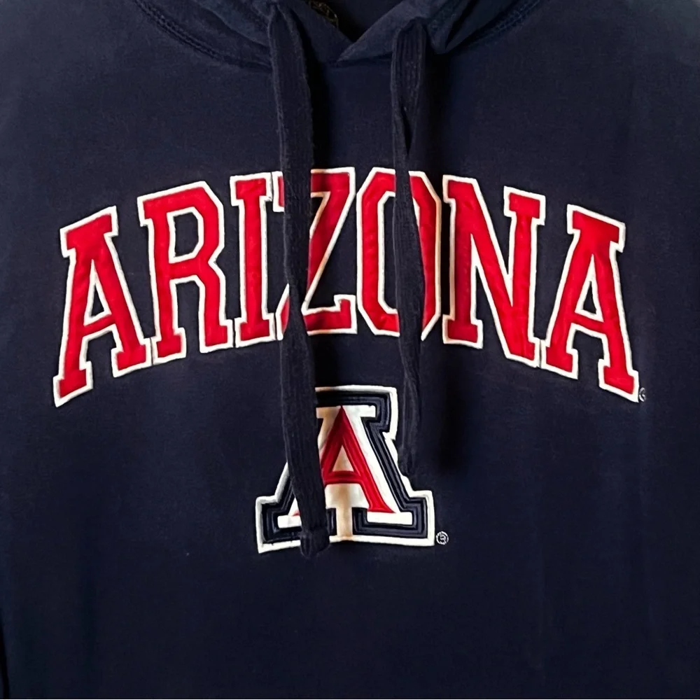 Arizona Wildcats Hoodie Men’s S Navy Blue Pullover Campus Drive Sweatshirt